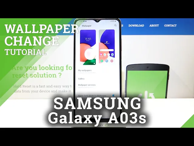Video thumbnail for How to Change Wallpaper in SAMSUNG Galaxy A03s – Refresh Desktop Look
