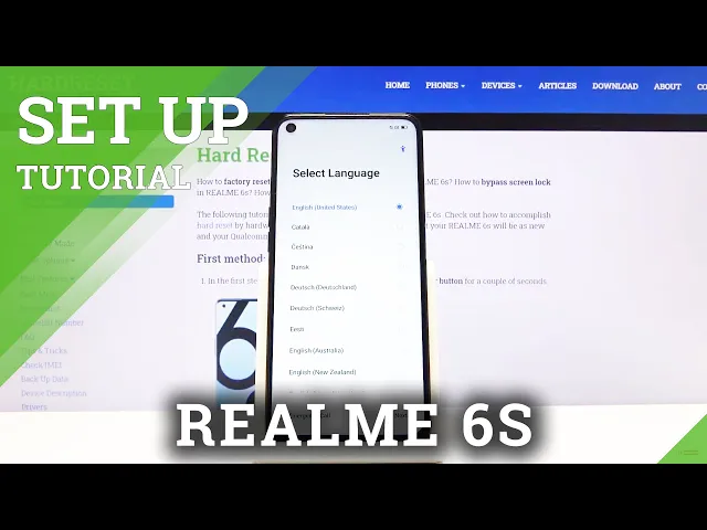 Video thumbnail for How to Set Up REALME 6s – Configuration Process