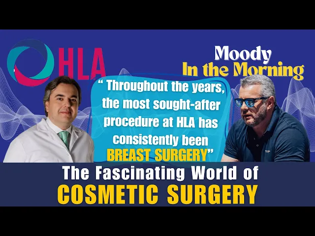'Video thumbnail for Discussing COSMETIC SURGERY With HLA's Agustín Valverde on Moody In The Morning'