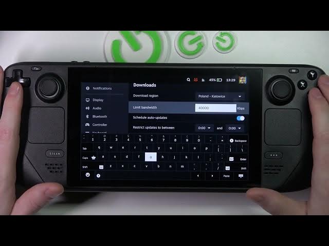 Video thumbnail for Steam Deck - How To Limit Download Speed
