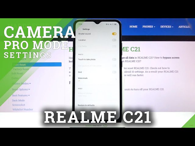 Video thumbnail for All Camera Modes in Realme C21 – Check Camera Available Options