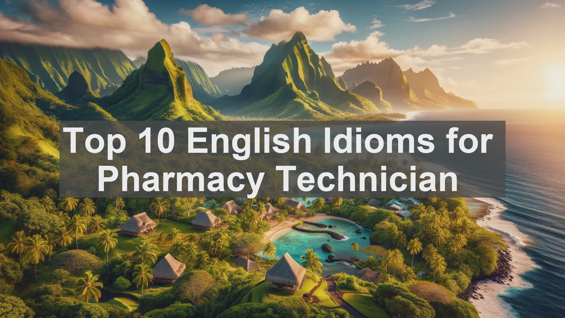 'Video thumbnail for Top 10 English Idioms for Pharmacy Technician'