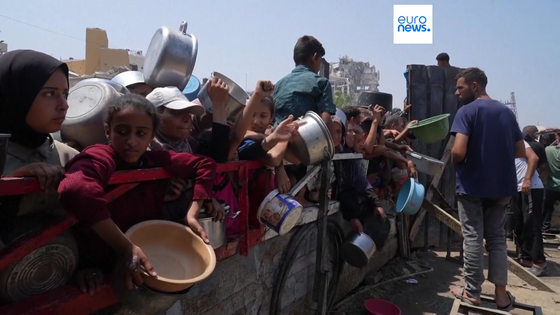 'Video thumbnail for Israel to open humanitarian corridors in Gaza amid famine warnings'