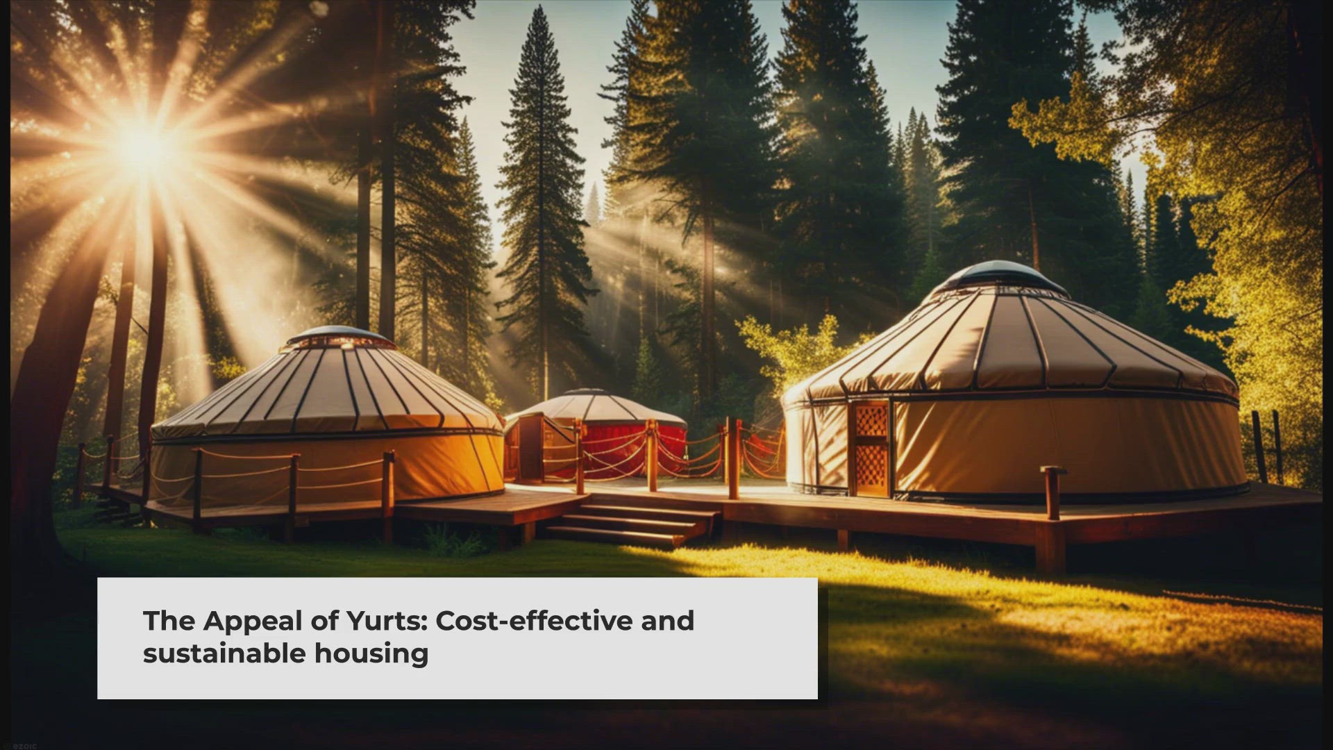 'Video thumbnail for How To: Build a Yurt'