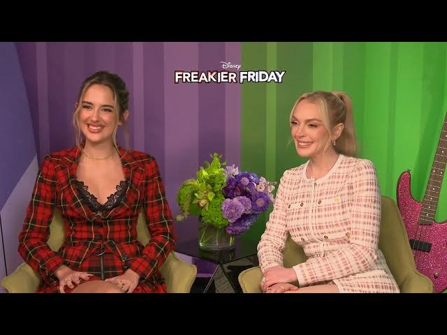 Video thumbnail for Freakier Friday movie, interview with Lindsay Lohan