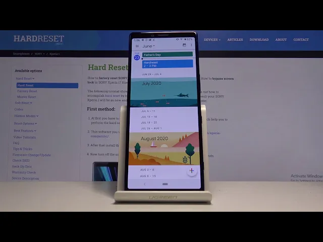 Video thumbnail for How to Add Event to Calendar in SONY Xperia 1 – Find Calendar Options & Settings