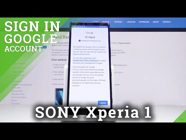 Video thumbnail for How to Add Google Account in SONY Xperia 1 – Create Google Account