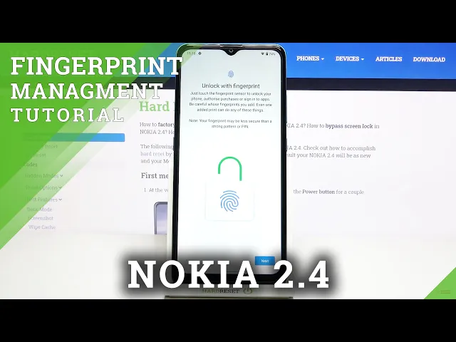 Video thumbnail for How to Add Fingerprint in NOKIA 2.4 – Fingerprint Sensor