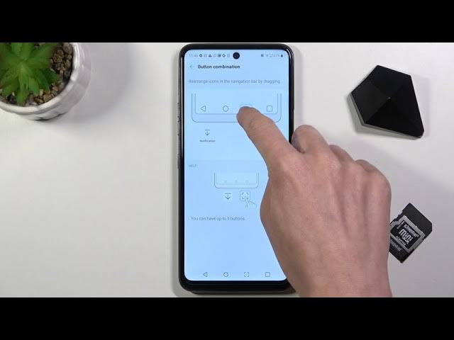 Video thumbnail for How to Change Navigation Bar in LG K62+ – Set Gestures