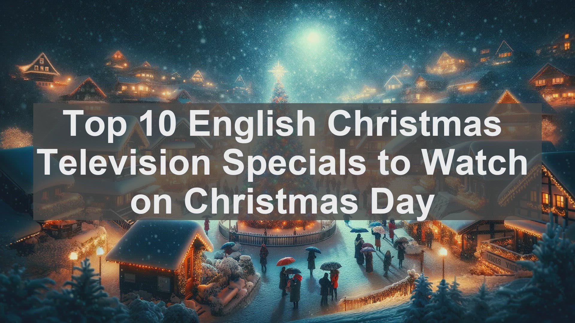 'Video thumbnail for Top 10 English Christmas Television Specials to Watch on Christmas Day'