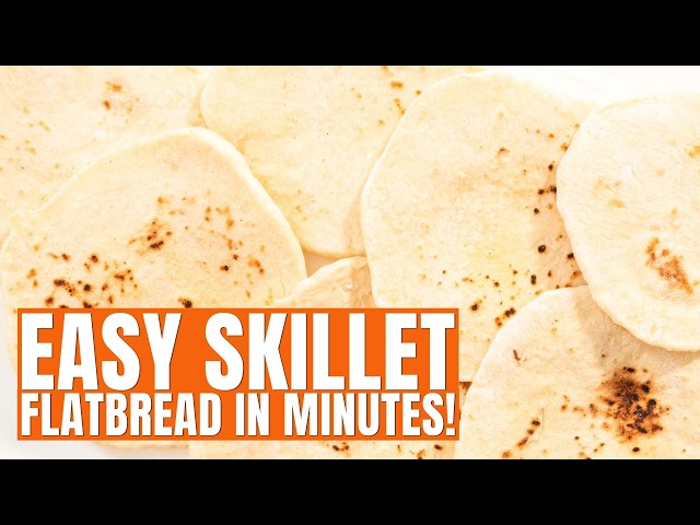 Video thumbnail for How to Make Soft Flatbread in a Skillet | No Oven Needed!