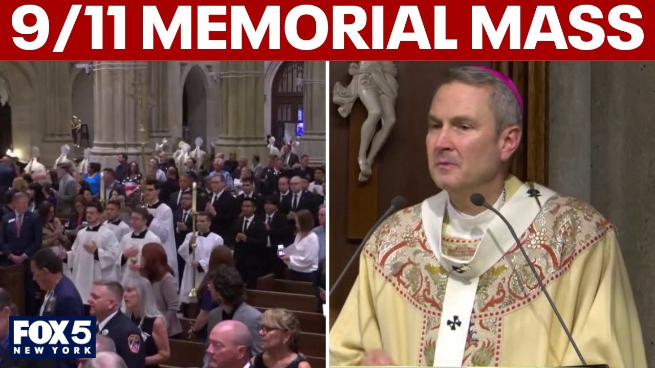 Video thumbnail for 9/11 Memorial mass to remember the lives lost
