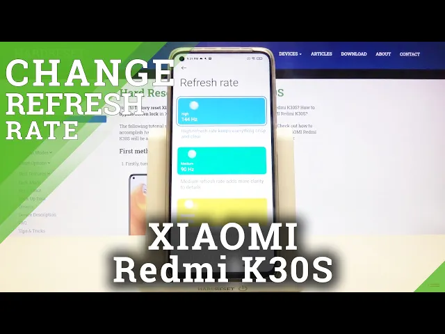 Video thumbnail for Refresh Rate Option - Display Settings in XIAOMI Redmi K30S