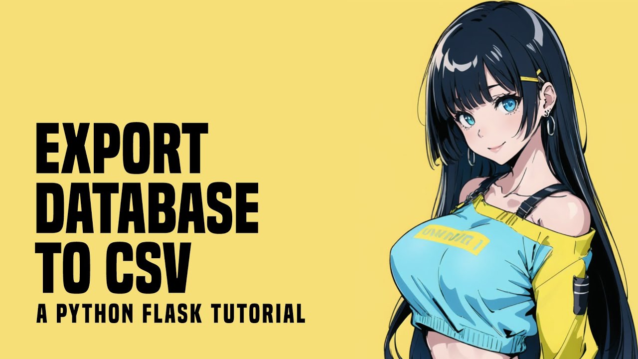 'Video thumbnail for Python Export Database To CSV File'