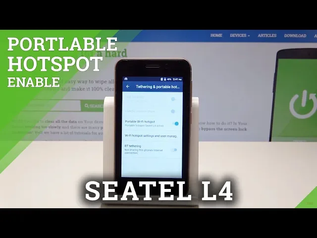 Video thumbnail for How to Set Up Mobile Hotspot in Seatel L4 - Enable Portable Hotspot / Share Wi-Fi