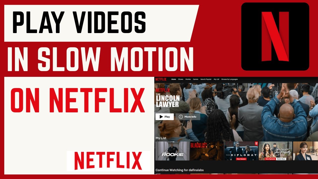 Video thumbnail for How To Play Netflix Videos In Slow Motion