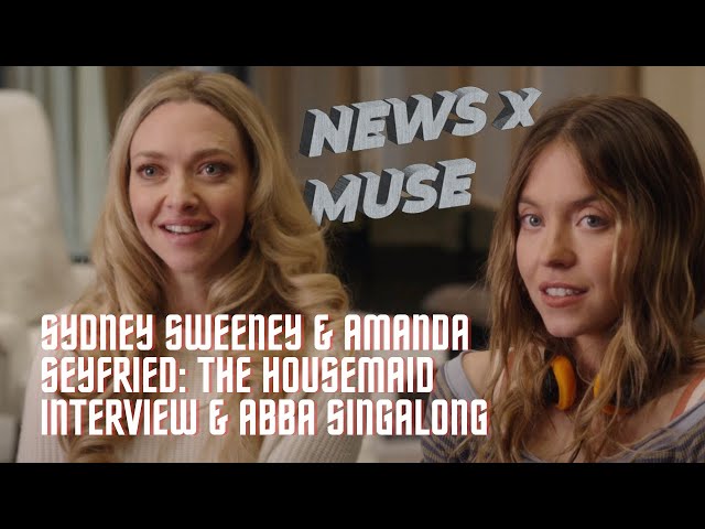 Video thumbnail for Sydney Sweeney & Amanda Seyfried: The Housemaid Interview & ABBA Singalong