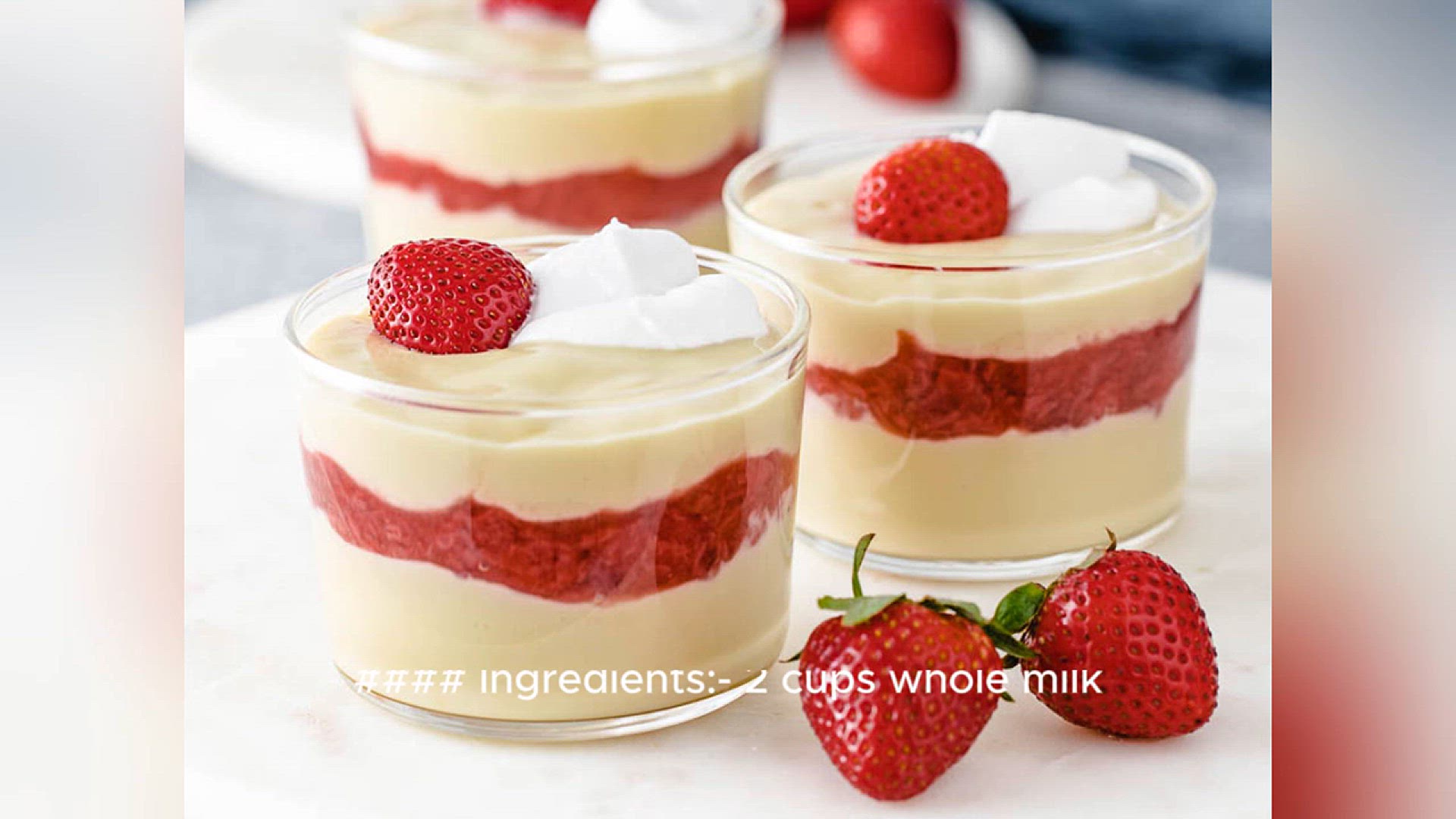 Video thumbnail for vanilla pudding recipe