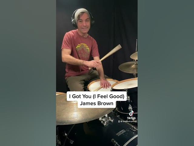 Video thumbnail for “I Got You (I Feel Good)” - James Brown | Drum Cover | Fun Songs On Drums | Drum Lessons