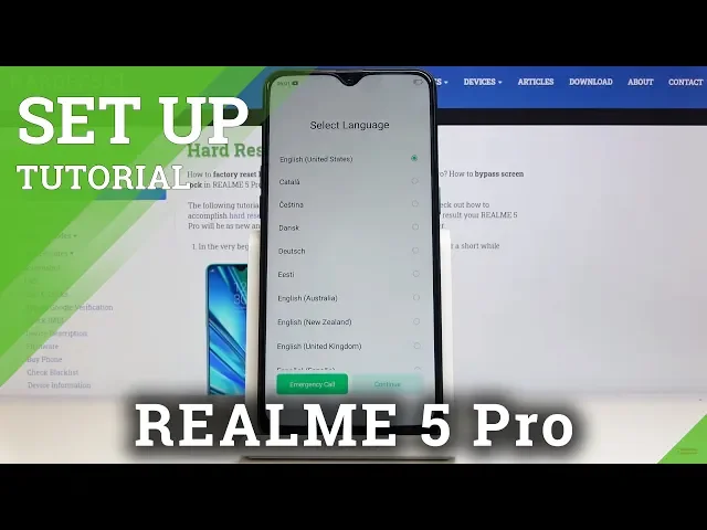 Video thumbnail for How to Configure REALME 5 Pro – Set Up Process