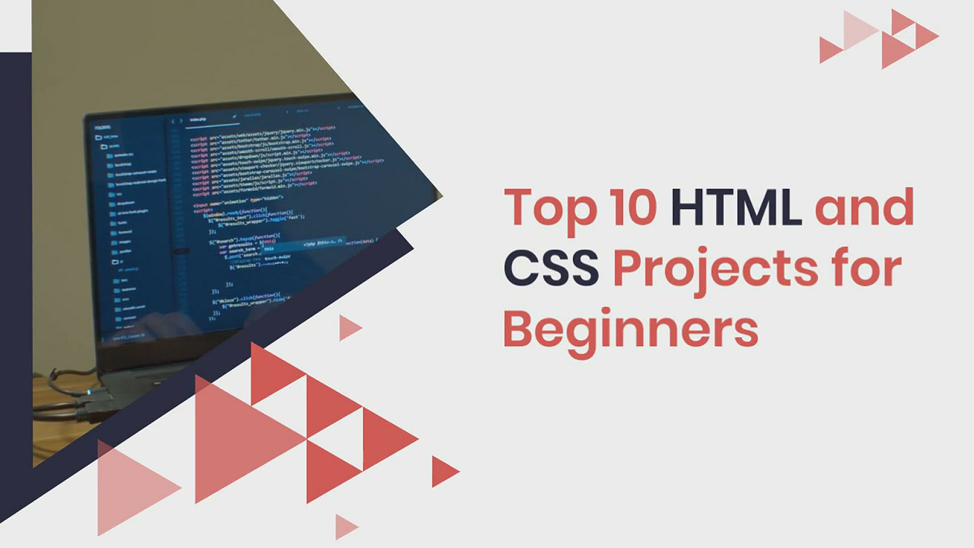 'Video thumbnail for Top 10 Projects For Beginners To Practice HTML and CSS Skills'