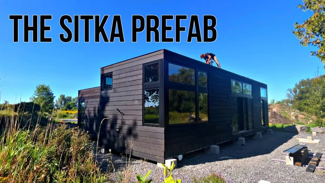 'Video thumbnail for kerry tarnow: inside a cutting-edge prefab home on wolfe island! custom design, construction process & more'