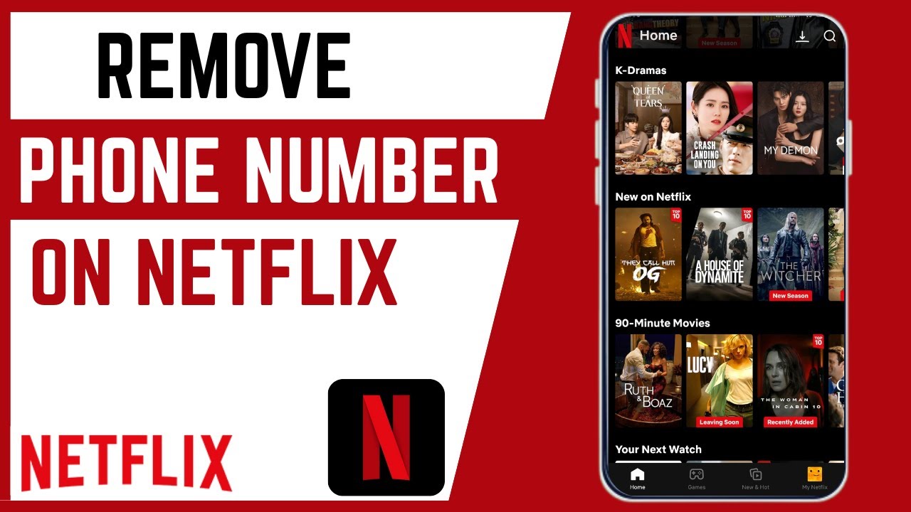 Video thumbnail for How To Remove Phone Number On Netflix Account Using Smartphone