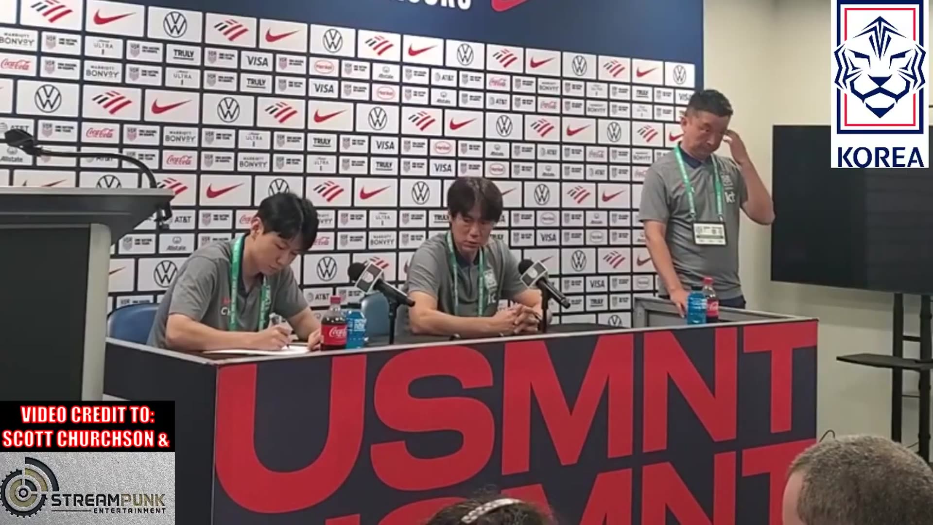 'Video thumbnail for stream punk soccer: south korea's hong myung-bo press conference after 2-0 win over usmnt'