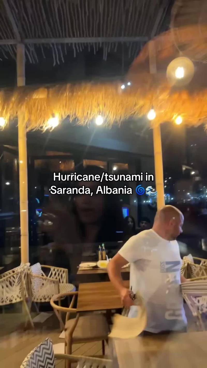Video thumbnail for Terrifying Coastal Storm Flooding a Restaurant in Saranda Albania