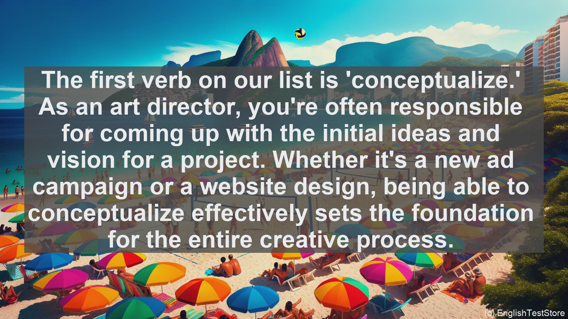 'Video thumbnail for Top 10 English Verbs for Art Director'