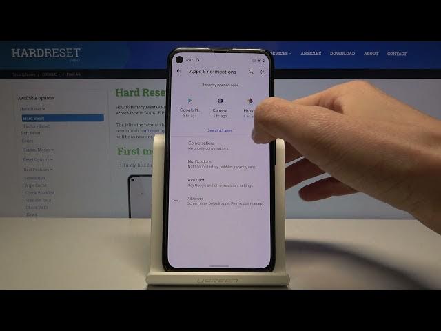 Video thumbnail for How to Reset App Preferences on Google Pixel 4A