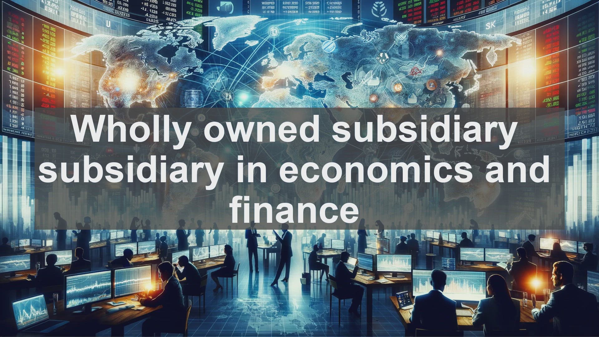 'Video thumbnail for Wholly owned subsidiary subsidiary in economics and finance'