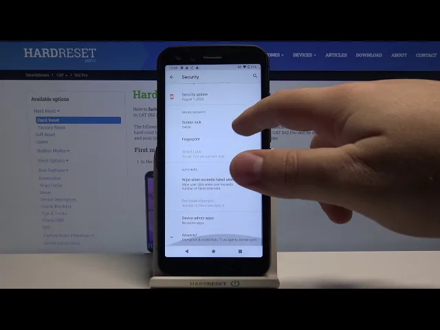 Video thumbnail for How to Remove All Certificates in CAT S62 Pro - Clear Credentials