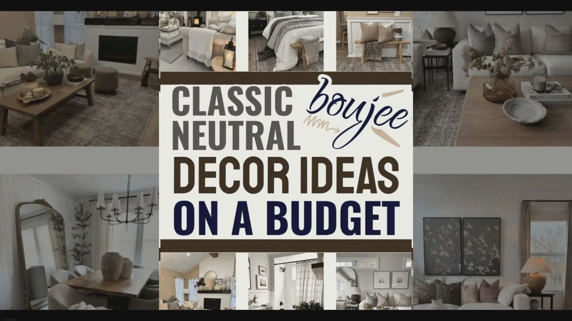 'Video thumbnail for Stunning Neutral Decor Ideas With Pops Of Color For Inside and Outside Your Home'