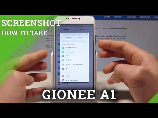 Video thumbnail for How to Take a Screenshot in GIONEE A1 - Save Screen in GIONEE