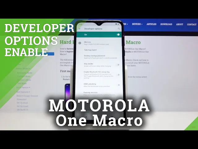 Video thumbnail for How to Enable Developer Options in MOTOROLA One Macro – Find Advanced Menu