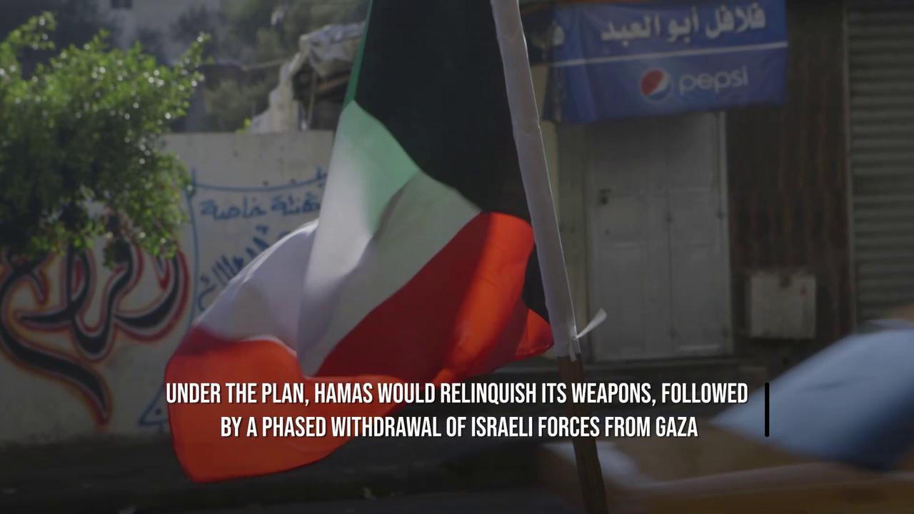 Video thumbnail for Trump Announces Hamas Disarmament Agreement In Gaza Peace Plan.