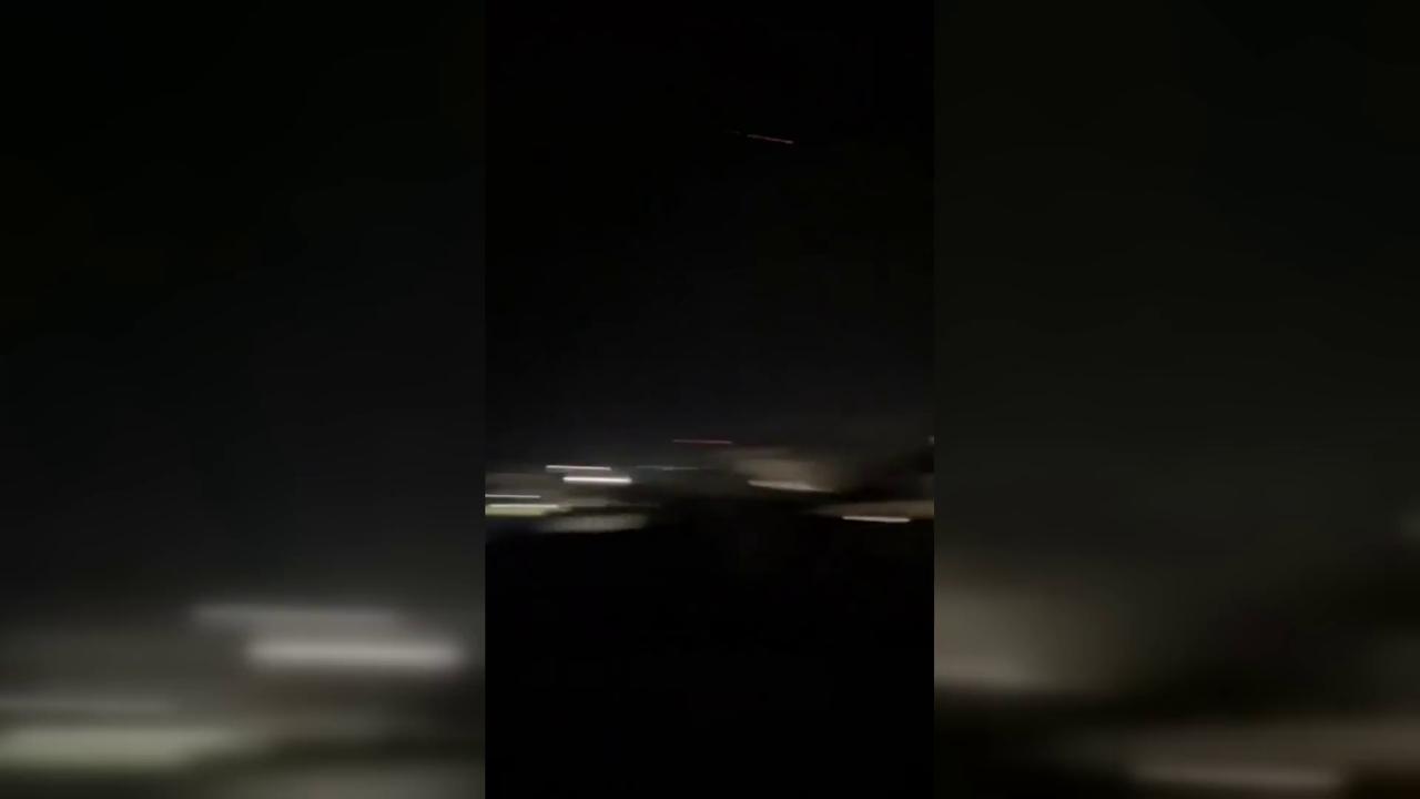 Video thumbnail for Iraq: Erbil Air Defenses Open Fire at Suspected Shahed Drones.