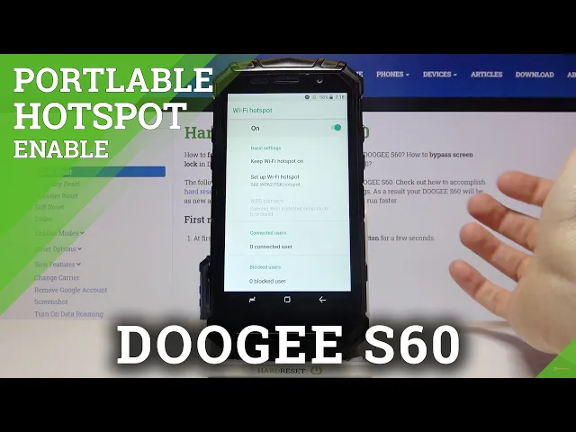 Video thumbnail for How to Enable Portable Hotspot in DOOGEE S60 – Turn On Portable Hotspot