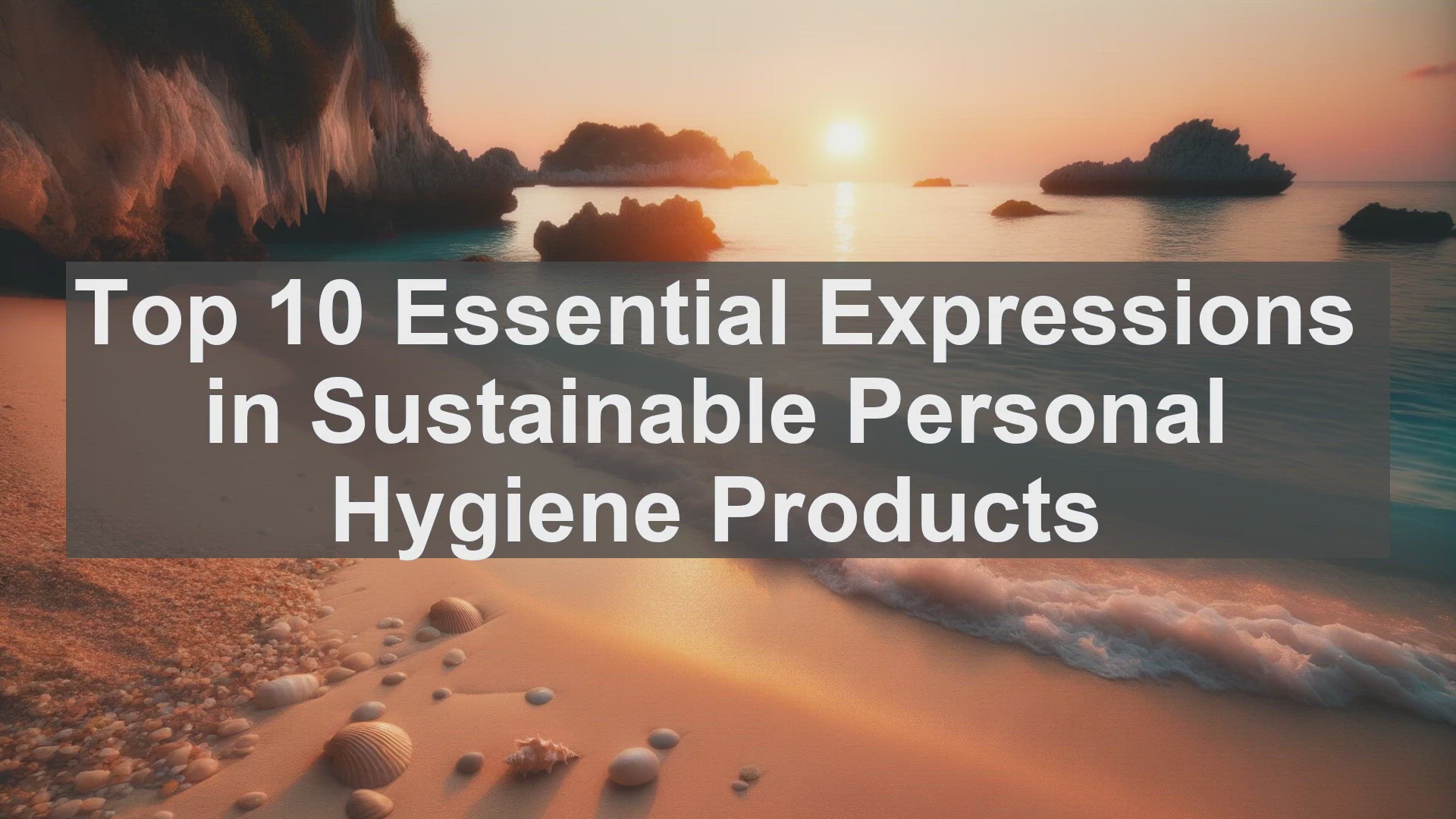 'Video thumbnail for Top 10 Essential Expressions in Sustainable Personal Hygiene Products'