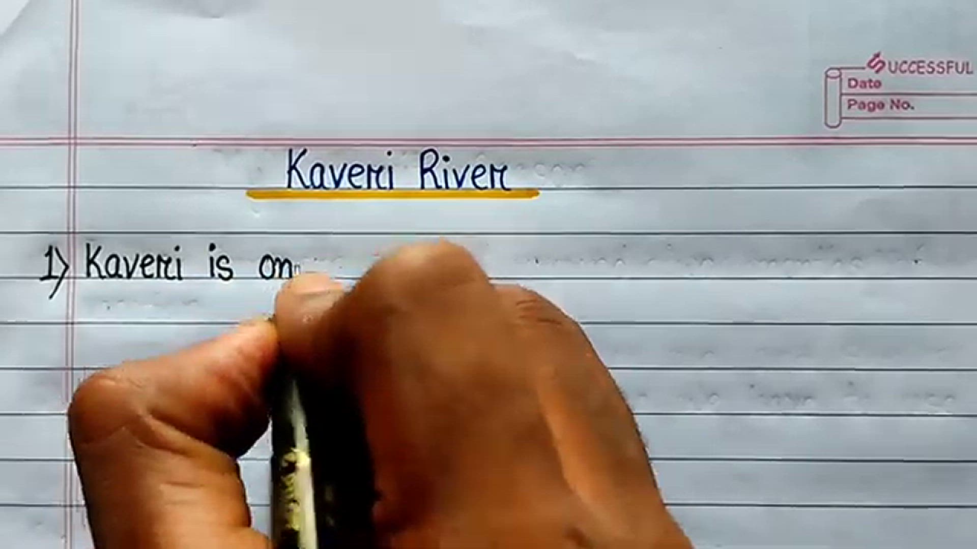 Video thumbnail for 10 Lines Essay on Kaveri River in English ⬆︎