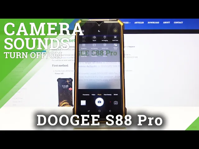 Video thumbnail for How to Turn On/Off Camera Sounds in Doogee S88 Pro – Disable/Enable Shutter Sound