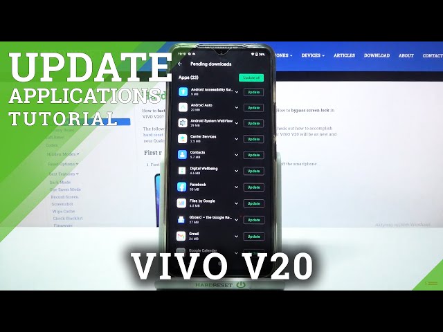 Video thumbnail for How to Update Apps on VIVO V20 – Install Newest App Version