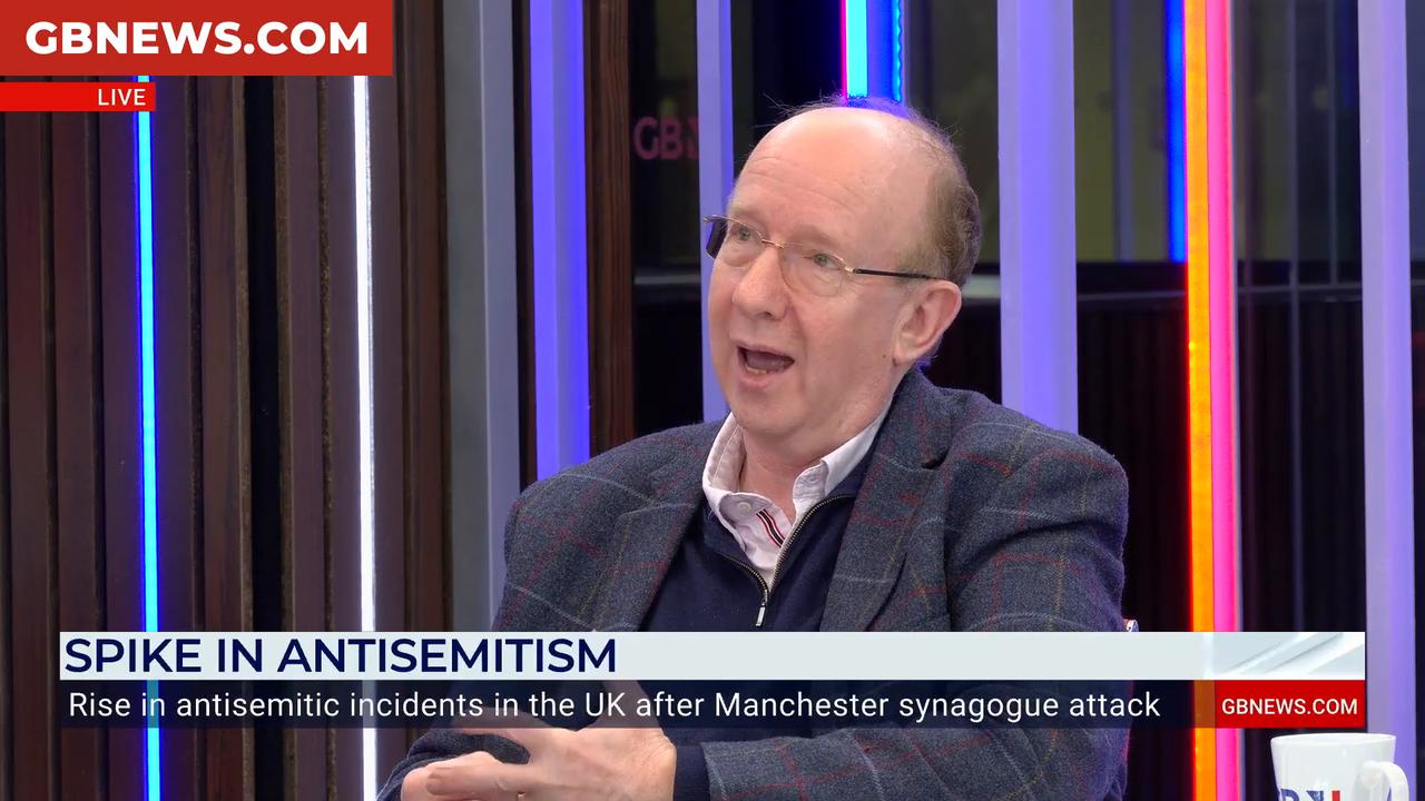Video thumbnail for Tory peer says 'everywhere feels less safe' for Jews after Manchester synagogue attack
