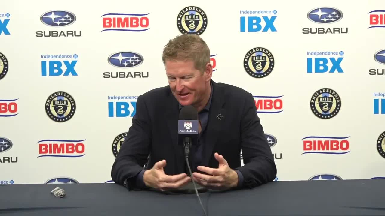 Video thumbnail for stream punk soccer: jim curtin analyzes union's draw vs. montreal: uhre's impact, tough stretch & copa america