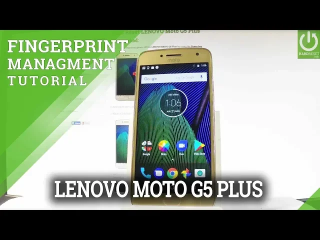 Video thumbnail for How to Add Fingerprint LENOVO Moto G5 Plus - Set Fingerprint
