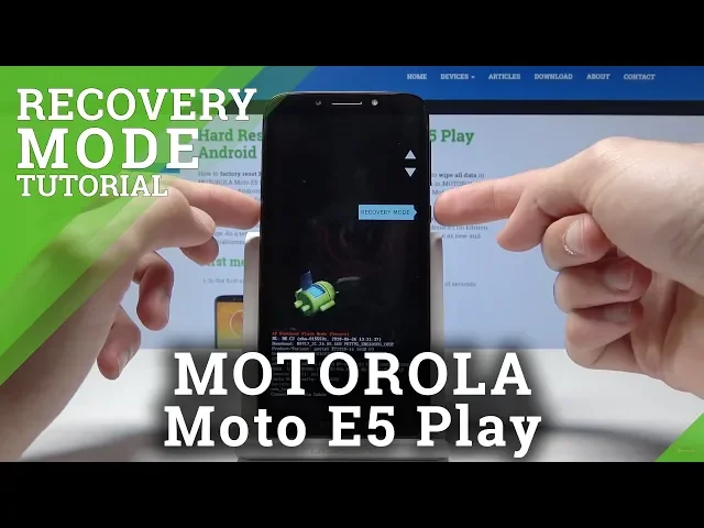 Video thumbnail for How to Enter Recovery Mode on MOTOROLA Moto E5 Play - Enter & Quit Recovery Menu