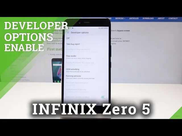 Video thumbnail for Developer Options INFINIX Zero 5 - How to Enable OEM Unlock & USB Debugging