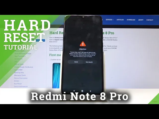 Video thumbnail for Factory Reset XIAOMI Redmi Note 8 Pro - Delete All Content & Settings