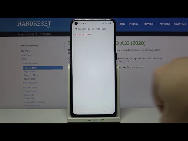 Video thumbnail for How to Format SD Card in OPPO A33 2020 – Erase External Storage